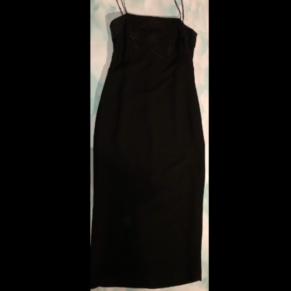 Long black dress
